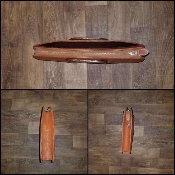 Vintage Leather BURBERRY Briefcase - Picture 5 of 7
